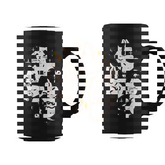 Spooky Cat Ghosts Retro Vintage Halloween Women Girls Halloween Funny Gifts Coffee Mug | Mazezy