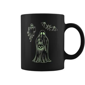 Spooky Ghost Halloween Glow In Dark Halloween Coffee Mug - Monsterry DE