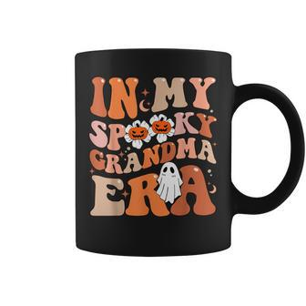 In My Spooky Grandma Era Groovy Ghost Hippie Halloween Coffee Mug | Mazezy UK