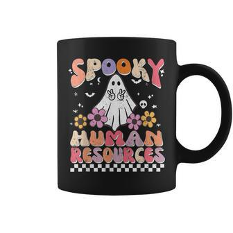 Spooky Human Resource Boo Crew Halloween Matching Hr Manager Coffee Mug | Mazezy