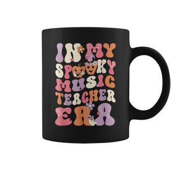 In My Spooky Music Teacher Era Ghost Halloween Teacher's Day Coffee Mug - Thegiftio UK