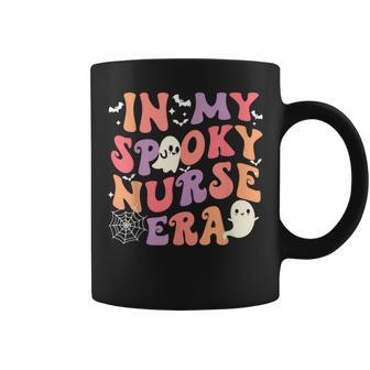 In My Spooky Nurse Era Halloween Groovy Witchy Spooky Nurse Coffee Mug - Seseable