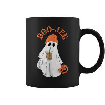 Spooky Season Cute Boujee Ghost Halloween Costume Boo-Jee Coffee Mug | Mazezy
