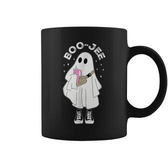 Spooky Season Cute Ghost Halloween Costume Boujee Boo-Je Coffee Mug | Mazezy