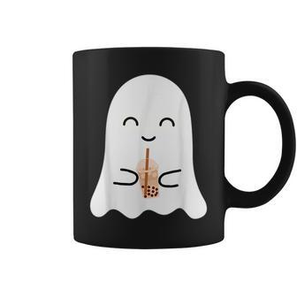Spooky Season Cute Little Ghost Boba Tea Halloween Costume Coffee Mug - Thegiftio UK