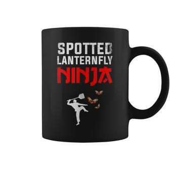 Spotted Lantern Fly Ninja Spotted Lanternfly Coffee Mug | Mazezy