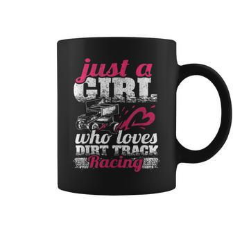 Sprint Car Lover Just A Girl Who Loves Dirt Track Racing Racing Funny Gifts Coffee Mug | Mazezy