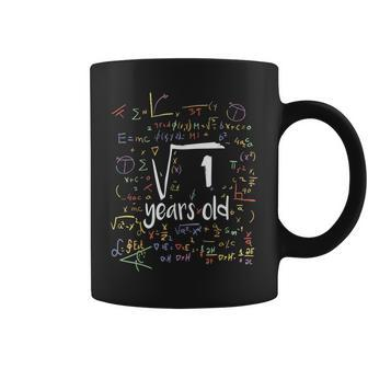 Square Root Of 1 Nerd 1 Years Old 1Th Birthday Math Math Funny Gifts Coffee Mug | Mazezy