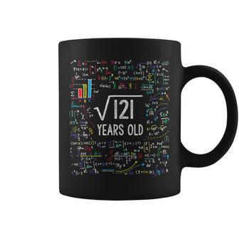 Square Root Of 121 11Th Birthday 11 Year Old Gifts Math Bday Math Funny Gifts Coffee Mug | Mazezy