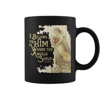 St Agnes Of Rome Saint Quotes Angels Vintage Catholic Coffee Mug | Mazezy