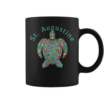 St Augustine Tribal Turtle Coffee Mug | Mazezy
