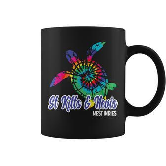St Kitts And Nevis Souvenirs Tie Dye Save Sea Turtle Coffee Mug - Seseable