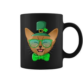 St Patricks Day Cat | Kitty Leprechaun Funny Gift Leprechaun Funny Gifts Coffee Mug | Mazezy