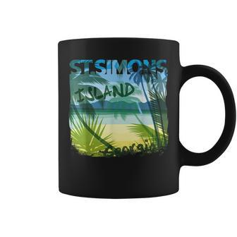 St Simons Island Georgia Beach Summer Matching Family Tree Georgia Gifts And Merchandise Funny Gifts Coffee Mug | Mazezy