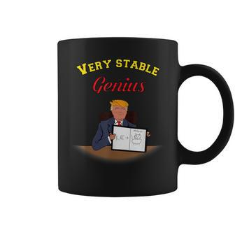 Very Stable Genius Trump Quote Fun Parody Coffee Mug | Mazezy