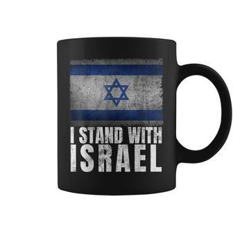I Stand With Israel Jewish Heritage Israeli Flag Coffee Mug | Mazezy AU
