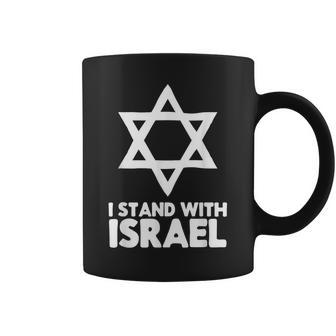 I Stand With Israel Jewish Non-Distressed Vintage Idea Coffee Mug | Mazezy