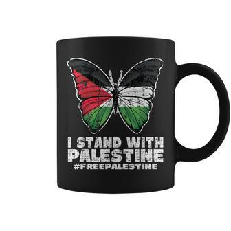 I Stand With Palestine For Their Freedom Free Palestine Coffee Mug - Seseable