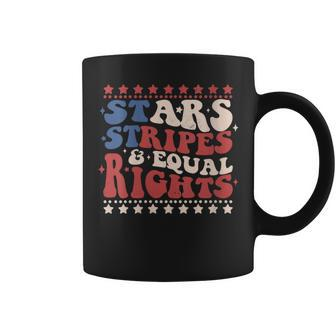Stars Stripes Equal Rights 4Th Of July Red White And Blue Gift For Womens Coffee Mug