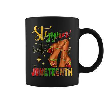 Steppin In To Junenth Heels- Junenth Celebrating 1865 Coffee Mug | Mazezy