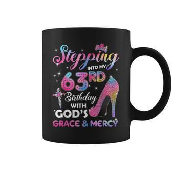 Stepping Into My 63Rd Birthday 63 Years Old Pumps Coffee Mug - Seseable
