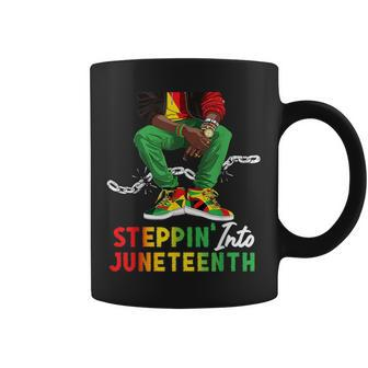Stepping Into Junenth My Ancestors Happy Junenth Men Coffee Mug | Mazezy