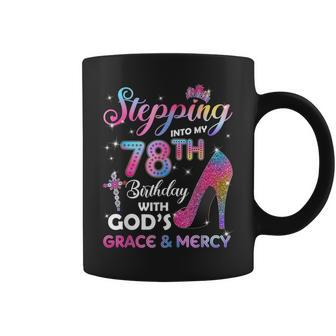 Stepping Into My 78Th Birthday Gift Women 78 Years Old Pumps Coffee Mug - Seseable