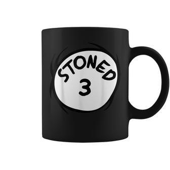 Stoned 3 420 Weed Stoner Matching Couple Group Coffee Mug | Mazezy