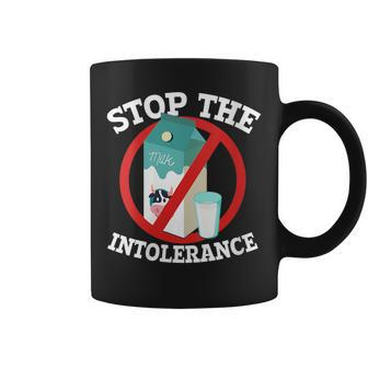 Stop The Intolerance Lactose Intolerant Vegan Coffee Mug | Mazezy