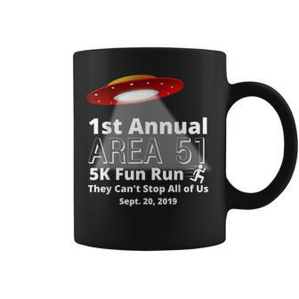 Storm Area 51 5K Fun Run Men Women Boys Girls Area 51 Coffee Mug | Mazezy UK