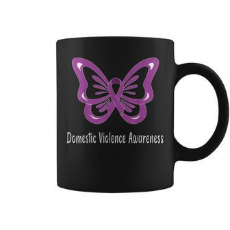 I Am The Storm Domestic Violence Awareness Butterfly Coffee Mug - Monsterry CA