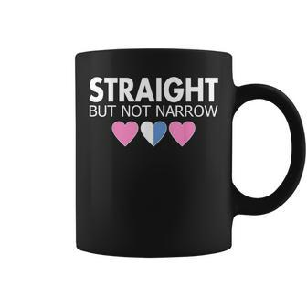 Straight But Not Narrow Lgbtq Apparel Coffee Mug | Mazezy AU
