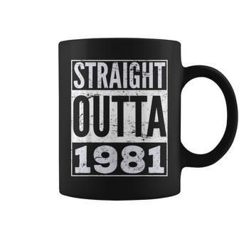Straight Outta 1981 Birthday Coffee Mug | Mazezy