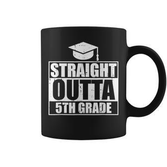 Straight Outta 5Th Grade Class Of 2023 School Graduation Coffee Mug | Mazezy