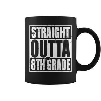 Straight Outta 8Th Grade Graduation 2023 Class Eighth Grade Coffee Mug - Thegiftio