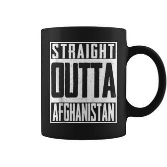 Straight Outta Afghanistan Afghan Afghani Ariana Pride Coffee Mug | Mazezy