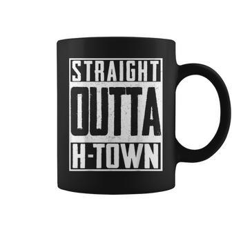 Straight Outta H-Town Houston Pride Patriot Coffee Mug | Mazezy