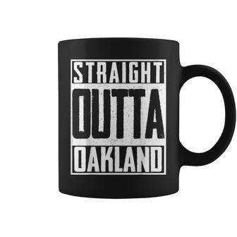 Straight Outta Oakland Pride Patriot Football-Fan Cali Coffee Mug | Mazezy