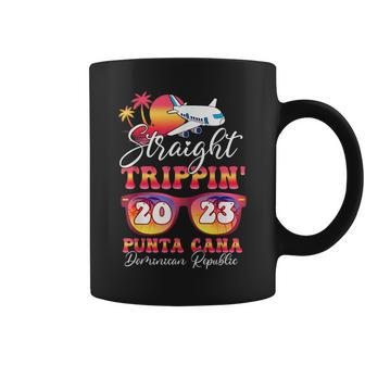 Straight Trippin 2023 Family Vacation Punta Cana Matching Coffee Mug - Seseable