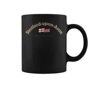 Stratford-Upon-Avon City Name Vintage Uk Flag British Flag Coffee Mug | Mazezy