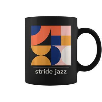 Stride Jazz Vintage Jazz Music Band Minimal Coffee Mug | Mazezy