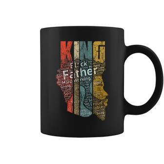 Strong Black King African American Natural Afro Gift For Mens Coffee Mug | Mazezy