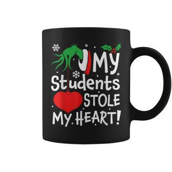 My Students Stole My Heart Christmas Coffee Mug - Seseable