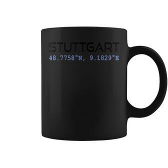 Stuttgart Gps Coordinates Cities Ba-Wü Coffee Mug | Mazezy