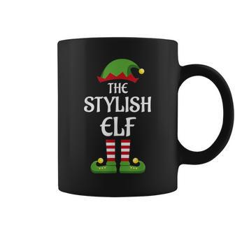 Stylish Elf Family Matching Group Christmas Coffee Mug - Seseable