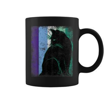 Subtle Mlm Pride Cat Lovers Funny Kitten Lgbt Gay Male Flag Coffee Mug | Mazezy