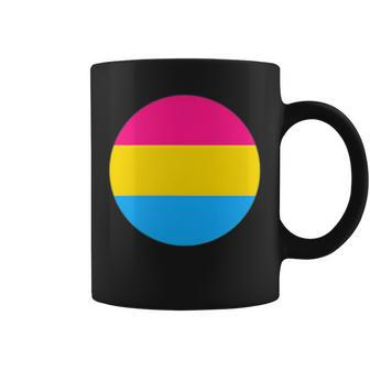 Subtle Pansexual Pride Flag Discreet Lgbtq Minimalist Pan Coffee Mug | Mazezy