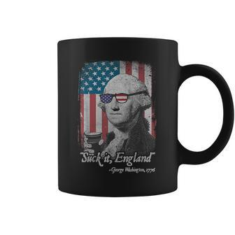 Suck It England Funny 4Th Of July George Washington 1776 Coffee Mug - Thegiftio UK