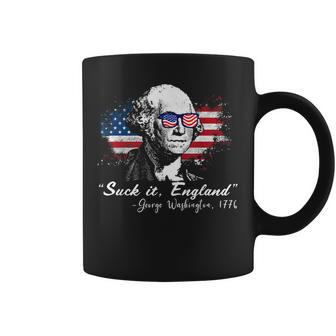 Suck It England Funny 4Th Of July George Washington 1776 Coffee Mug - Monsterry