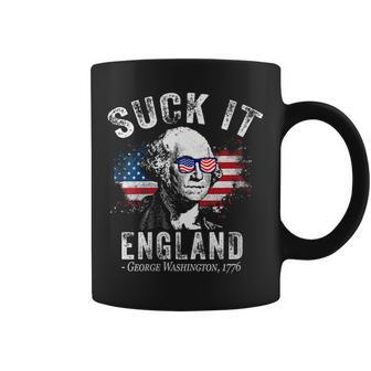 Suck It England Funny 4Th Of July George Washington 1776 Gift For Womens Coffee Mug - Monsterry
